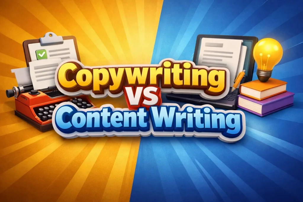 Copywriting vs Content writing