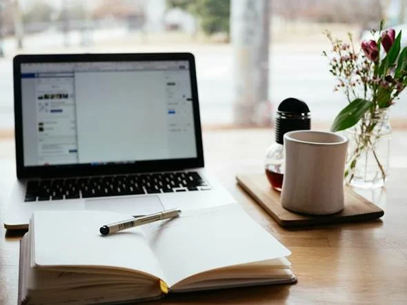 Content writer planning SEO-focused content
