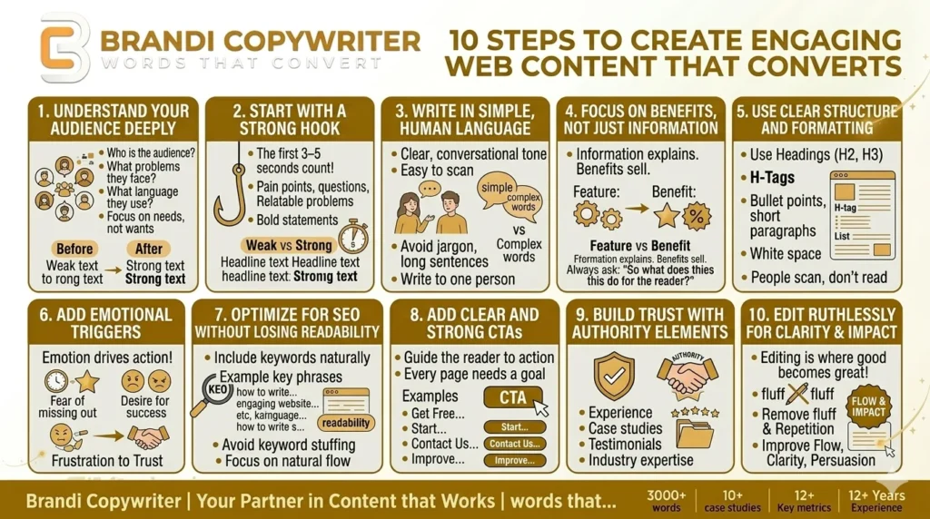 how to write engaging web content