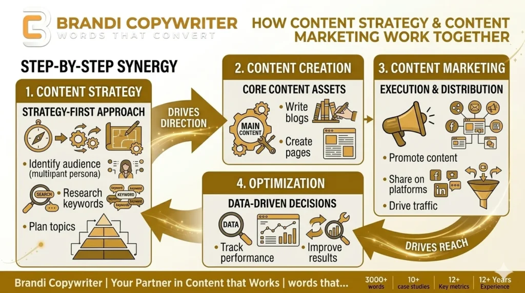 content strategy vs content marketing