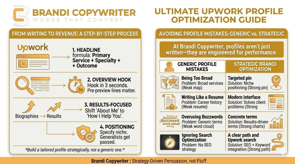 upwork copywriting profile examples