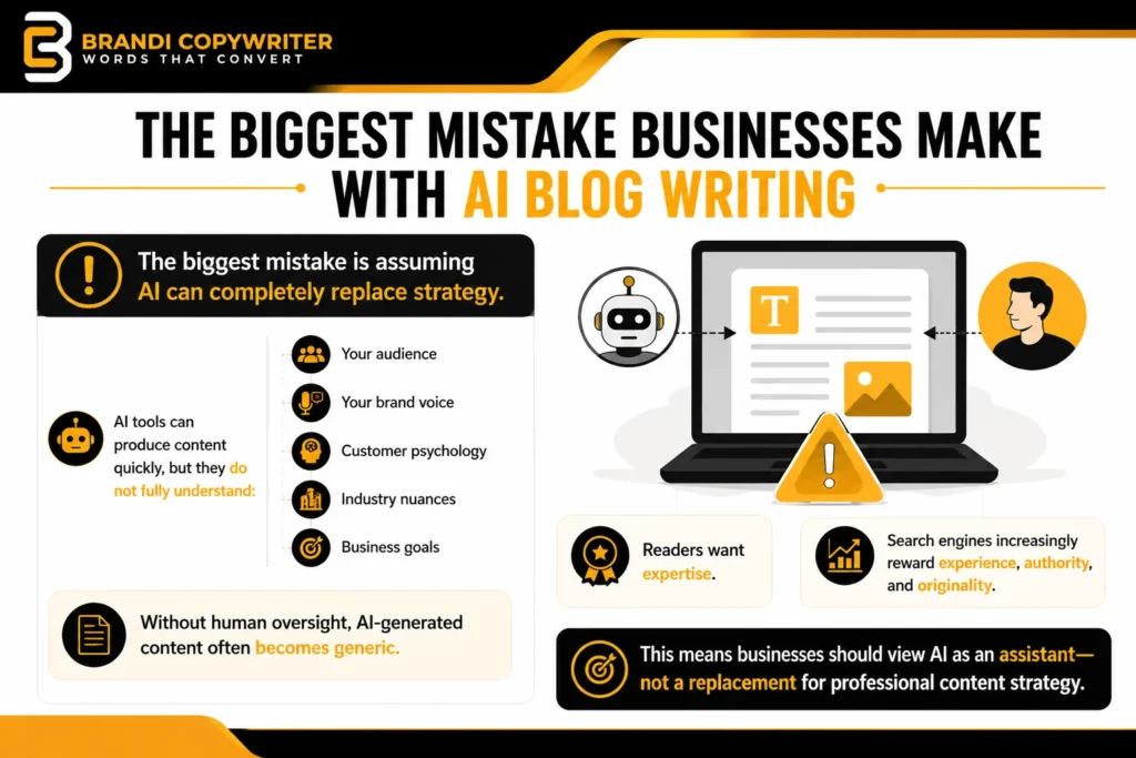 The Biggest Mistake Businesses Make With AI Blog Writing